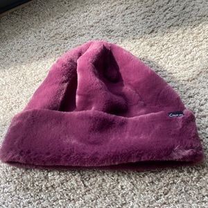 Sam Eldelman , Purple fur hat, Brand New